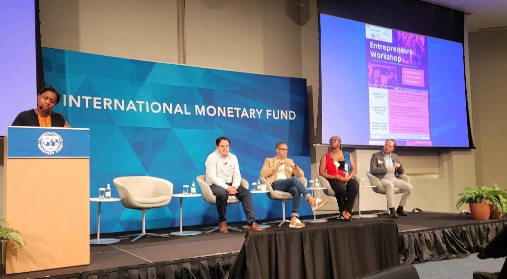 Sean Makulowich - IdeaFire - On-Stage Panel at IMF HQ - May 2024.